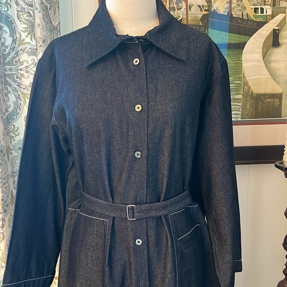 💯 COTTON JEAN DUSTER - Picture 2 of 12